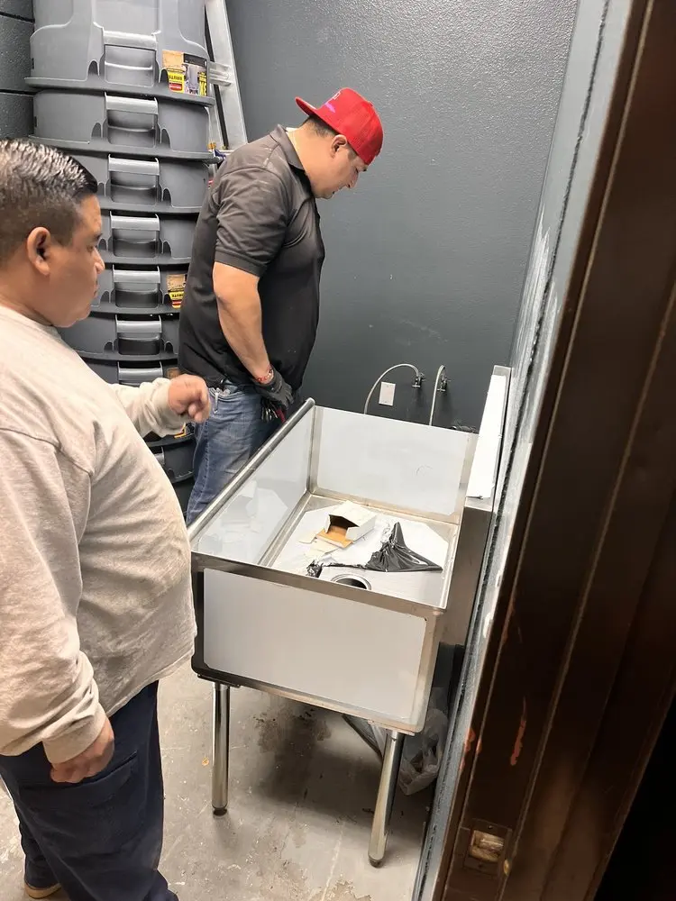 Commercial plumbing and sink installation in Paloma Creek South